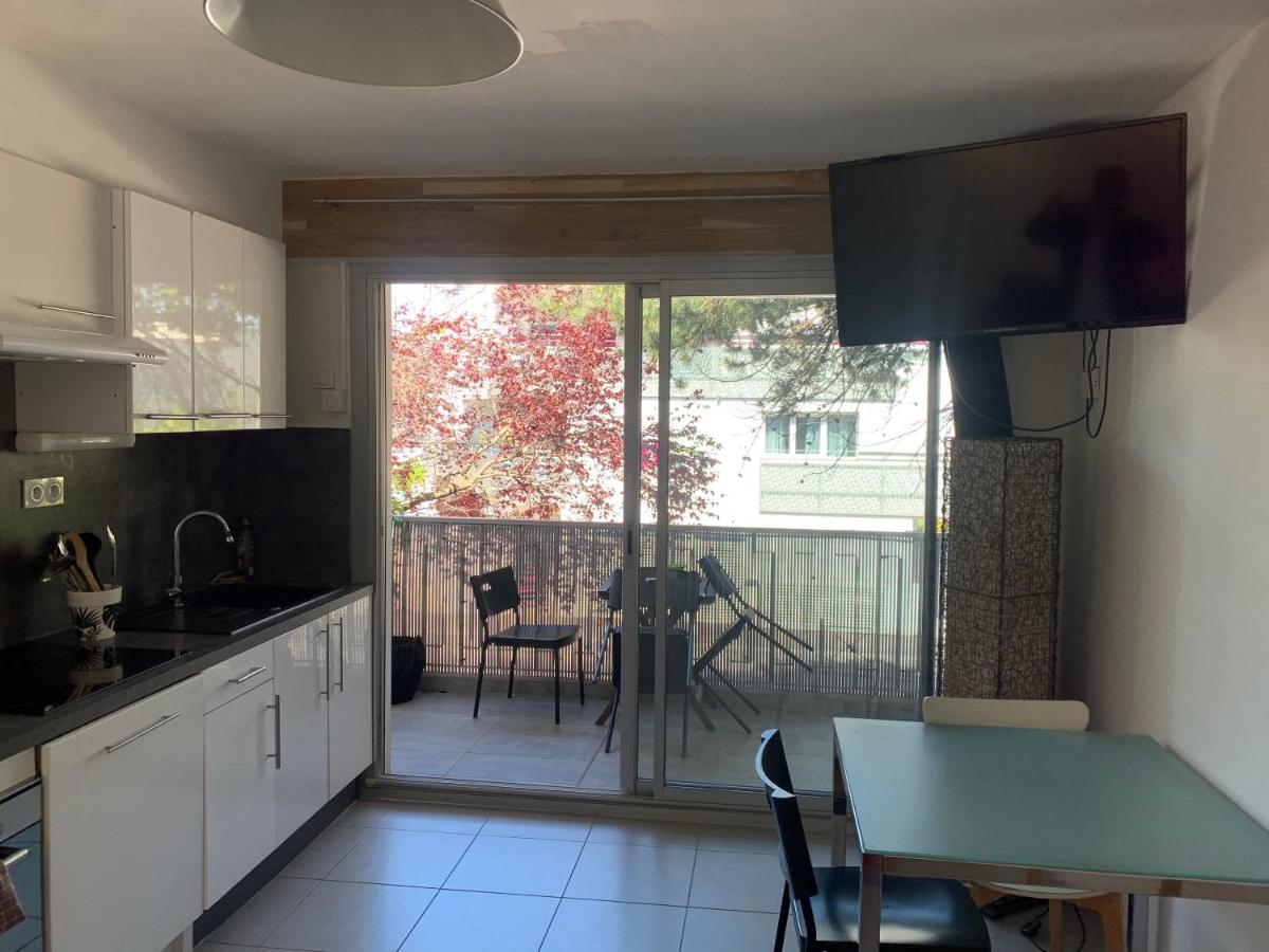Appartement En Residence Climatise Avec Parking Montpellier Exteriör bild